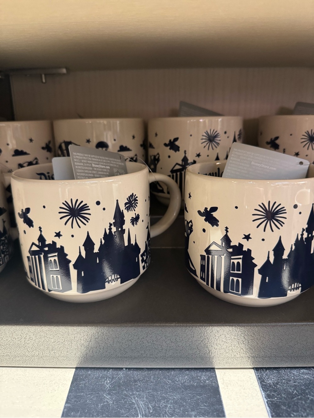 Disney Disneyland California Adventure Park Color Changing Ceramic Mug